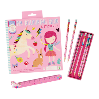 Floss & Rock Scribble Sniffs Coloring Book - Rainbow Fairy