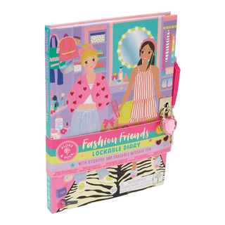 Floss & Rock Lockable DIary - Fashion Friends