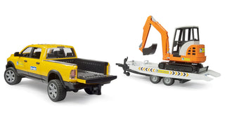 Bruiser RAM Rental Service w/ Trailer and Mini Excavator