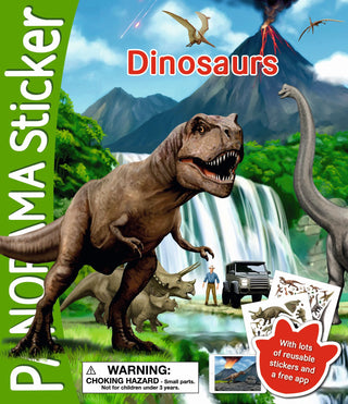 Panorama Sticker Book- Dinos