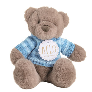 Blue Striped Baby Bear Plush Pal