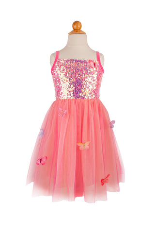Butterfly Bliss Dress - Hot Pink