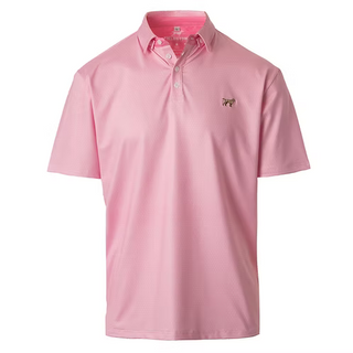 Youth Golf Diamond Polo - Pink