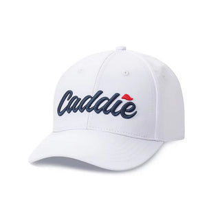 Youth Caddie Performance Cap - White