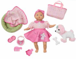 Madame Alexander 12" Puppy Care Doll Playset
