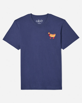 GOAT USA Navy Hot Dog T-Shirt