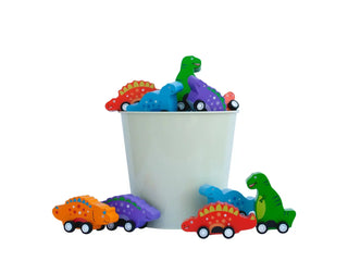 Mini Wooden Pull Back Dinosaurs