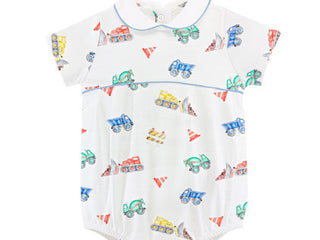 Baby Club Chic Construction bubble w/round collar