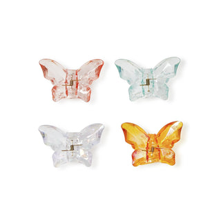 Iridescent Wing Butterfly Claw Clips