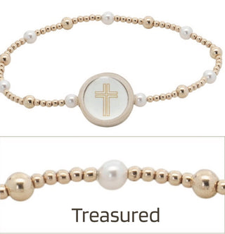 Versible - Tap To Pray® Survivor Series Beaded Bracelet - Treasured