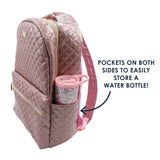 Packed Party Rose Gold Glitter Party Backpack