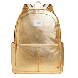 State Backpack - Kane Kids LARGE Double Pocket - Gold