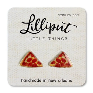Lilliput Little Things Earrings - Pizza