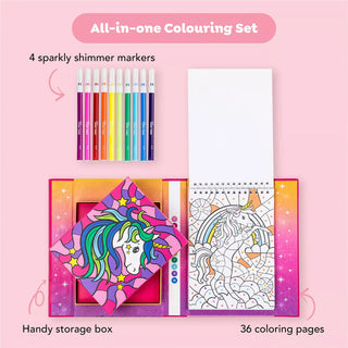 Tiger Tribe Colour By Numbers- Unicorn Dreaming