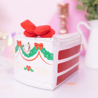 Piece of Cake Slice Handbag - Christmas