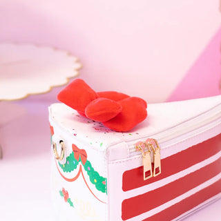 Piece of Cake Slice Handbag - Christmas