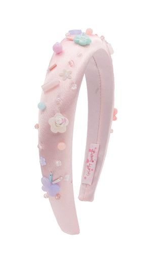 Bari Lynn Shimmer Cat Eye Charm Padded Headband