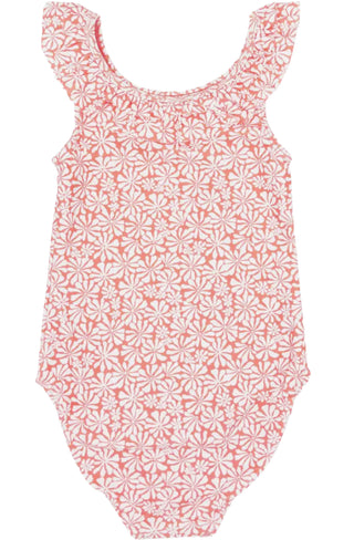 Feather 4 Arrow Papaya Vacay Ruffle One-Piece Swimsuit