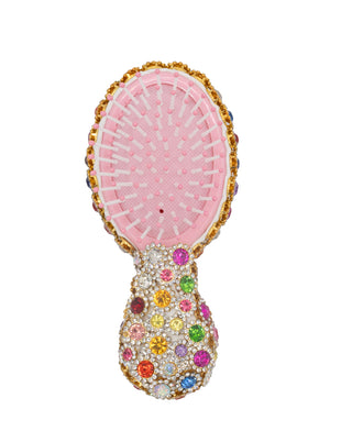 Bari Lynn Fully Jeweled Hair Brush