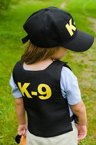 K9 Unit Police Costume Set (Vest/Hat/Plush Puppy)