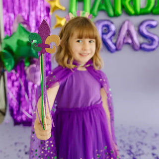 Sweet Wink Mardi Gras Fleur De Lis Wand