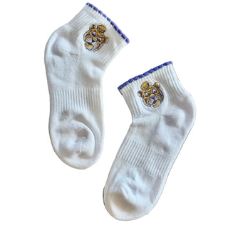 Nola Merchantile Embroidered Sailor Mike Socks