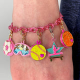 CHARM IT! Gold Glitter Basketball Charm