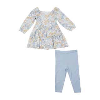 Angel Dear Cap Sleeve Dress + Legging - Edith's Floral