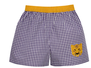 Southern Saturday Purple/Gold Short