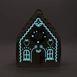 Glow-in-the-Dark Gingerbread House Mini Backpack