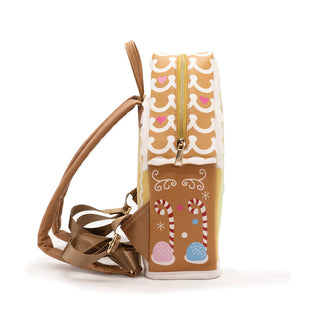 Glow-in-the-Dark Gingerbread House Mini Backpack