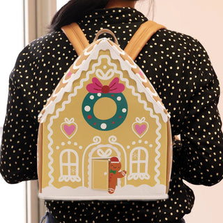 Glow-in-the-Dark Gingerbread House Mini Backpack