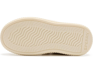 Sperry Kids Amelia Retro Trainer in gold, detail