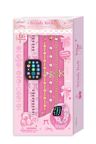Hot Focus Trendy Tech Bluetooth Smart Watch With Bracelets - Bowtiful