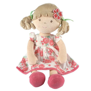 Scarlet Plush Doll - Beige Hair w/ Pink Floral Dress