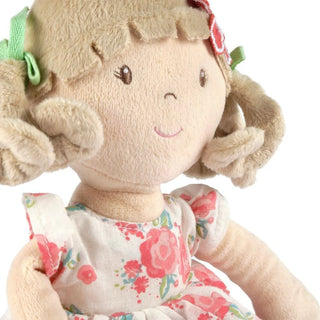 Scarlet Plush Doll - Beige Hair w/ Pink Floral Dress
