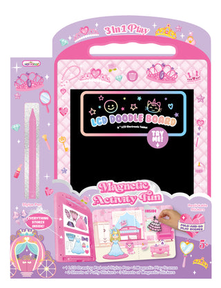 LCD Doodle Board & Magnetic Activity Fun - Princess