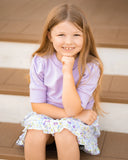 The Yellow Lamb Ivy Skirt - Mulberry Floral