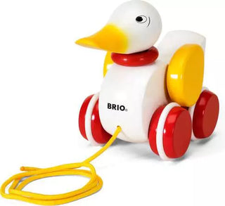 BRIO Pull-Along Duck - White