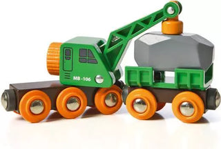 BRIO World Clever Crane Wagon
