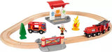 Brio World Rescue Firefighter Train Set