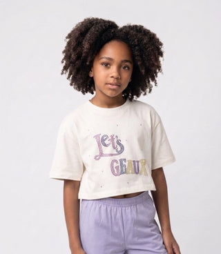 Let’s Geaux Spangle White Tee