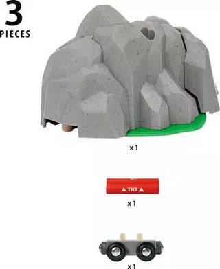BRIO World Exploding Dynamite Mountain Tunnel