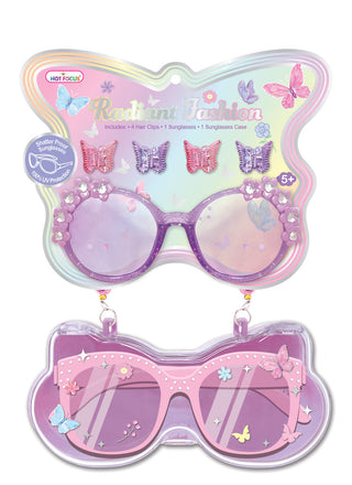 Hot Focus Radiant Fashion Glasses - Tie Dye Butterfly