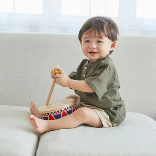 Plan Toys Wooden Solid Drum