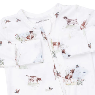 2-Way Zip Romper - Pointer Pups and Duck Buddies