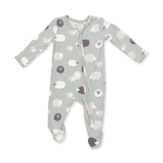 2-Way Zip Romper - Black Sheep