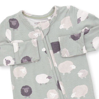 2-Way Zip Romper - Black Sheep