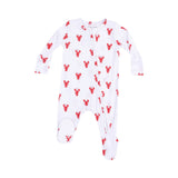 Angel Dear 2 Way Zipper Footie - Lobster Bamboo