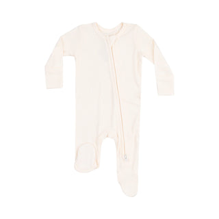 Angel Dear 2 Way Zipper Footie - Solid Sugar Swizzle